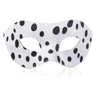 Harlequin Mask Venetian Party Mask -Safari Animal Half Mask - One Size Fits All - Image 1 of 4