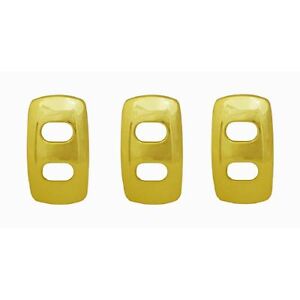 Gold Rocker switch covers (3 pack) - fits Kenworth 2008 onwards