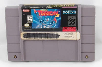 Cartucho de juego SNES Super Nintendo Turrican 2 no para reventa oferta promocional Foto 1 de 4