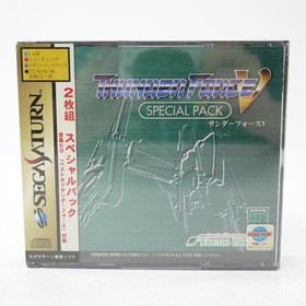 THUNDER FORCE V 5 Special Pack Sega Saturn Japan Import Free shipping FedEx DHL