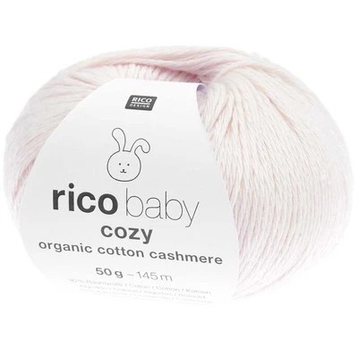 Sport Weight Knitting and Crochet Yarn - Rico Baby Cozy Organic Cotton Cashmere  - Image 1 of 3