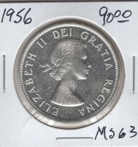 1956 Canada One Silver Dollar - BU - Picture 1 of 2