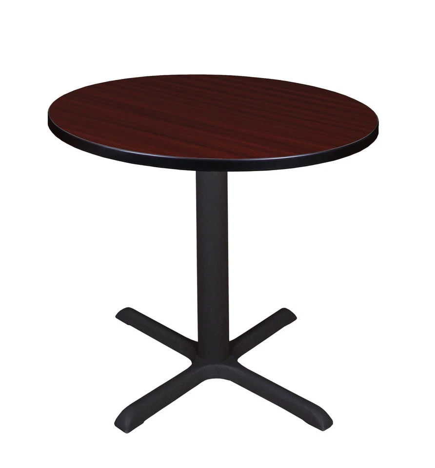 Cain 30" Round Breakroom Table- Mahogany - Image 1 of 3