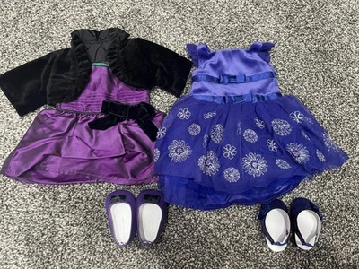 American Girl Doll Fancy Dresses Purple and Blue Snowflake - Image 1 of 4