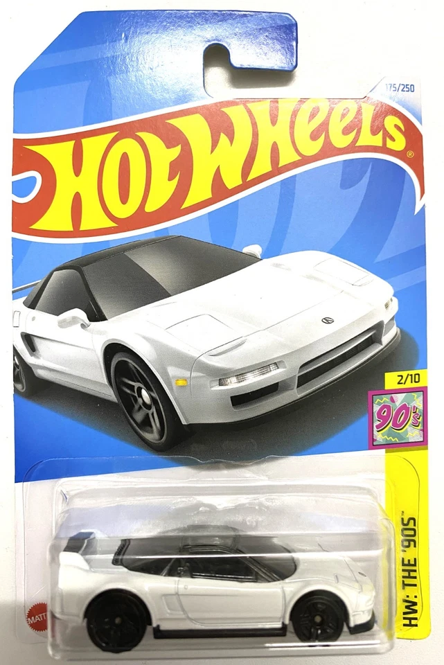 Hot Wheels 2024 175/250 HW: The 90S 2/10 '90 Acura NSX White MOSC - Image 1 of 1
