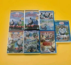 THOMAS THE TANK ENGINE AND FRIENDS Children's DVD Bundle X7 Films & Shorts - Foto 1 di 9