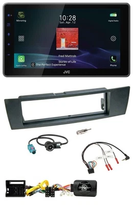JVC DAB Lenkrad Bluetooth USB Autoradio für BMW 1er E87 3er E90-3 X1 E84 - Bild 1 von 4