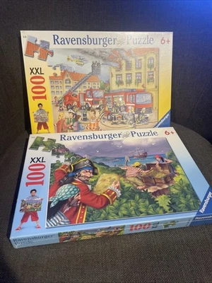 Ravensburger Jigsaw Puzzle PIRATES TREASURE & Fire Department Piece XXL 100 Pcs - Image 1 of 4