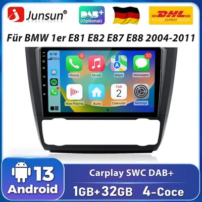 9 Zoll Für BMW 1er E81 E82 E87 E88 2004-2011 Android13 Autoradio SWC GPS FM DAB+ - Bild 1 von 4