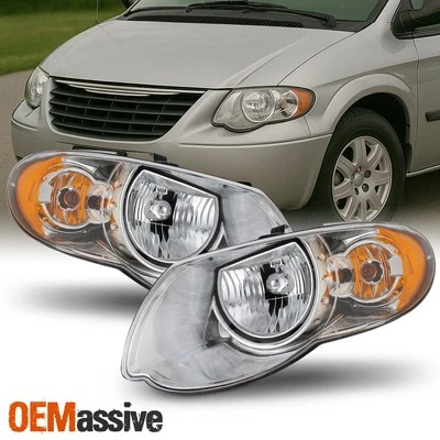 Faros luces izquierda + derecha estilo OE para Chrysler Town & Country 2005-2007 Foto 1 de 4