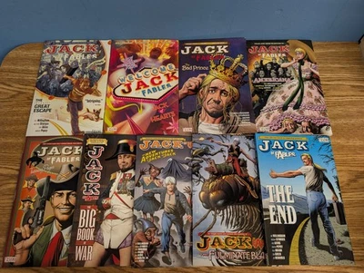 Jack Of Fables Lot Vol 1 2 3 4 5 6 7 8 9 TPB | Complete | Willingham  DC Vertigo - Image 1 of 4
