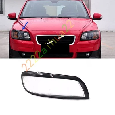 Cubierta transparente de lente de faro lateral derecho + pegamento sellador para Volvo C30 T5 2008-2010 Foto 1 de 4