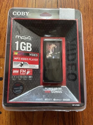 2007 Coby 1GB MP4 Audio Video Player Original Packaging - Image 1 of 4