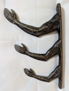 Scott Nelles gancio bronzo tre braccia originale vintage fantastico - Foto 1 di 20