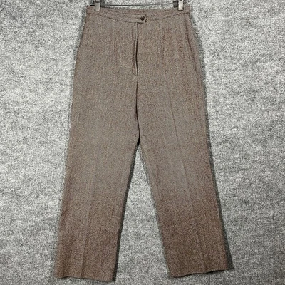 ВИНТАЖ 1970-х Pendleton шерсти Tweed елочка брюки женщин 28 x 29 - Изображение 1 из 4