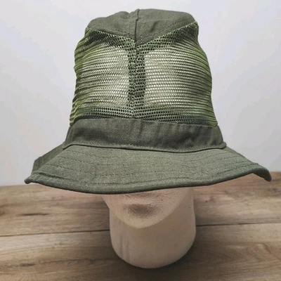 Vintage Dorfman Pacific Co. Boonie Safari Hat Large Olive Green Mesh Vented - Image 1 of 4