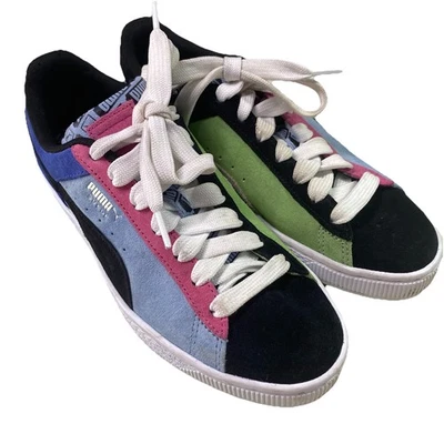 Puma Leather Suede Women’s Casual Multicolor Sneakers Shoes Sz. 8.5 - Image 1 of 4