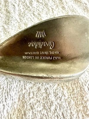 Gradidge Dot Punched Face Sand Iron Hand Forged In London - Image 1 of 4