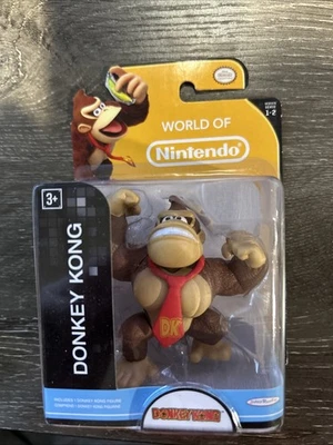 World of Nintendo 2.5" Figure DONKEY KONG Series 1-2 Jakks Box Wear 2015 NEW - Image 1 of 4