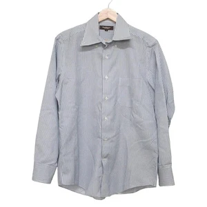Auth PaulStuart - White Light Blue Multi Men's Shirt - Picture 1 of 6