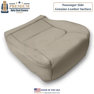 Cubierta de asiento inferior de pasajero de cuero genuino marfil 1998-2007 para Lexus LX470 Foto 1 de 4