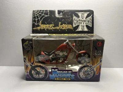West Coast Choppers Jesse James 1:18 Motorcycle Muscle Machines El Diablo Rigid - Image 1 of 4