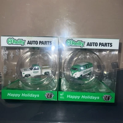 Lot Of 2 M2 Machines O’Reilly Auto Parts Ornaments VW & Dodge!!! - Image 1 of 4