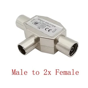 Plug T/F Type Antenna Distributor Antenna Coaxial Signal Distributor - Zdjęcie 1 z 8