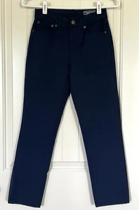 Vineyard Vines Boys 10 On the Go Pants Navy Blue Performance Wear 5 Pocket EUC - Picture 1 of 15