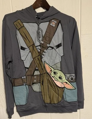 Jaqueta Star Wars Kids com zíper Yoda tamanho GG nova sem etiquetas - Imagem 1 de 4