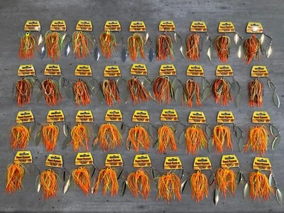Lot of 36 Northland Reed Runner Spinnerbaits - Three Color Patterns - All 1/4 Oz - Image 1 of 4