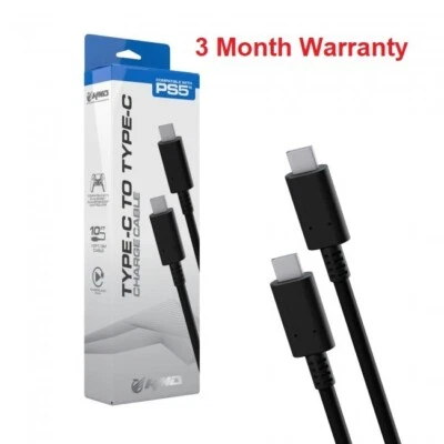 Cables de carga KMD tipo C a tipo C para PS5 PAQUETE ÚNICO 10 pies Foto 1 de 3
