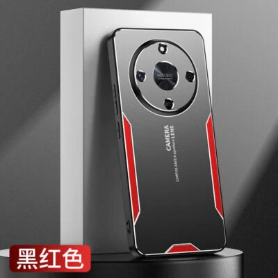 Funda protectora híbrida de metal y aluminio a prueba de golpes para Honor X9b/Magic 6 Lite Foto 1 de 4