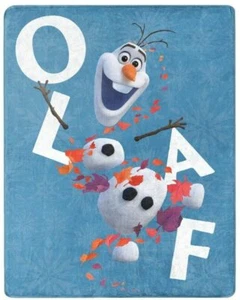 Disney Frozen 2 Olaf Throw Blanket Wholesale Lot 40 pcs Only $6.00 Free shipping - Picture 1 of 3