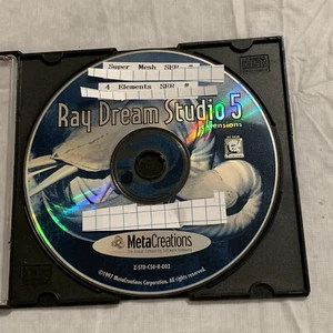 Ray Dream Studio 5 PC MAC CD create 3D graphics design suite professional art - Picture 1 of 2