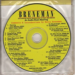 The Breneman Review Audio Music Meeting #8 (CD, April 1991) - Picture 1 of 2