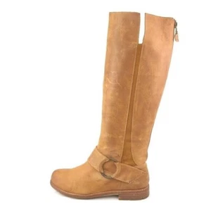 OluKai Holo Lio II Tall Riding Boots Womens Size 8 EUR 38 Almond Brown Leather - Picture 1 of 14