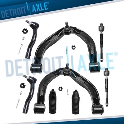 Brazos de control superiores delanteros Kit de botas de amarre para Nissan Titan Armada QX56 QX80 Foto 1 de 4