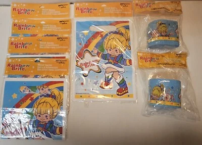 Rainbow Bright Vintage 40 bolsas de fiesta y 2 serpentinas (ver descripción) Foto 1 de 3