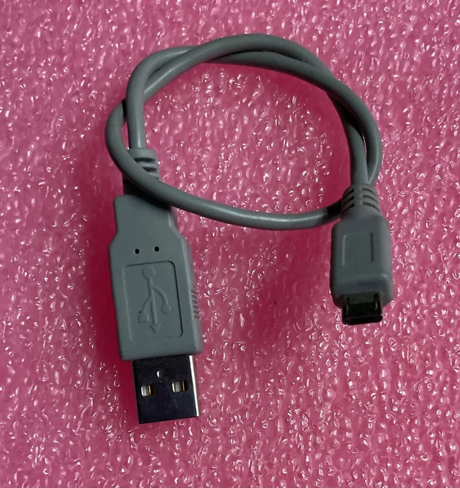 1FT USB 2.0 A Male to Micro B Male 5-pin Data Sync Charger Charging Cable Cord - Image 1 of 4