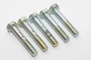 5x MIL spec Sechskant-Schraube mit Schaft M10 x 60, Güteklasse 8.8, DIN 931, NOS - Bild 1 von 9
