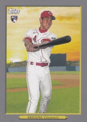 2020 TOPPS UPDATE TURKEY RED RC SHOGO AKIYAMA CINCINNATI REDS ROOKIE E2068 - Image 1 of 2
