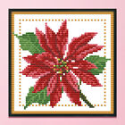 #F Twelve Month Flower Partial Cross Stitch 11CT Cotton DIY Counted Embroidery K