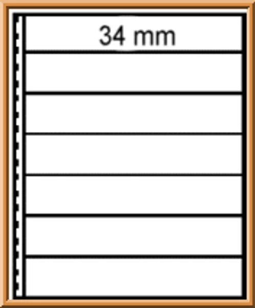 Lindner 07 Feuilles de classement Omnia, noire - à l'unité - Photo 1/1