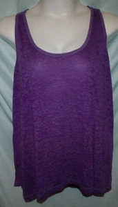 Old Navy Active Semi-Fitted Purple Space Scoop Neck Racerback Knit Tank Size 2XL - Picture 1 of 4