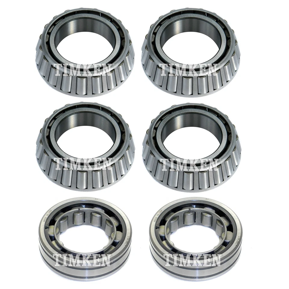 NOVO Conjunto de 6 Rolamentos de Roda Traseira Kit Timken Para Dodge Ram 2500 4WD 1994-2001 - Imagem 1 de 1