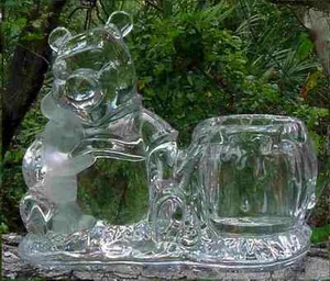 Lenox WINNIE THE POOH und FERKEL 24% Bleikristall Licht der Freundschaft Windlicht - Bild 1 von 1