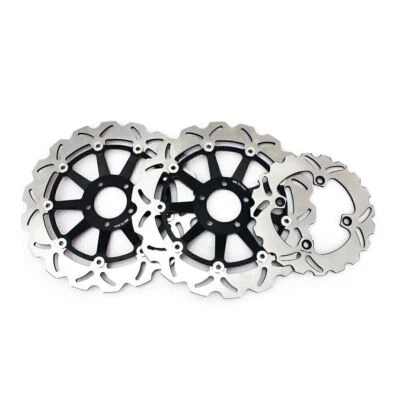 For Kawasaki Pair Front Rear Brake Discs Rotors Ninja 900 ZX-9R ZX9R 2002-2004 - Image 1 of 4