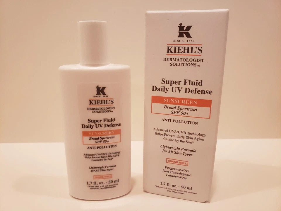 Kiehl's~Super Fluid Daily UV Defense w/ SPF50+ & Anti-Pollution ~ 1.7oz~03/2025 - Image 1 of 1