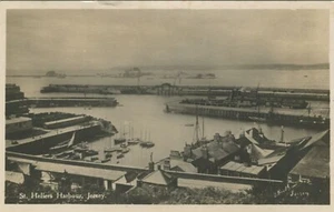 ST HELIERS HARBOUR, JERSEY - Channel Islands Postcard - Picture 1 of 2